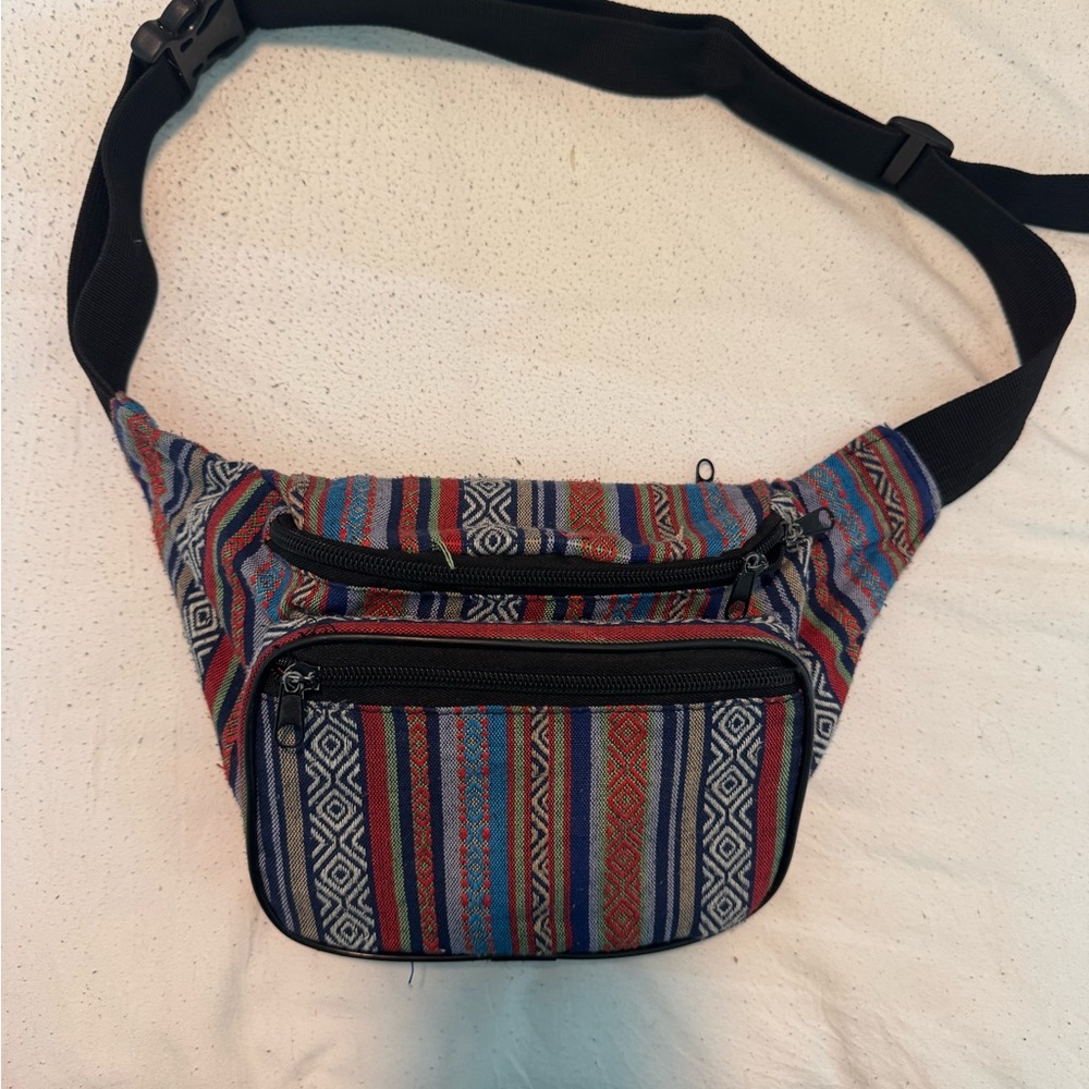 Multicolor Patterned fanny Waist Bag